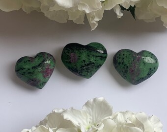Ruby in Zoisite Hearts