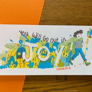You will go out in joy riso print