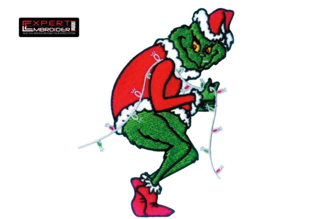 Grinch Machine Embroidery Design, Instant Download - Etsy UK