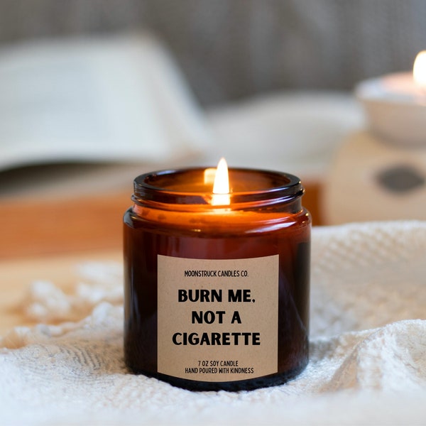 Stop Smoking Candle Etsy
