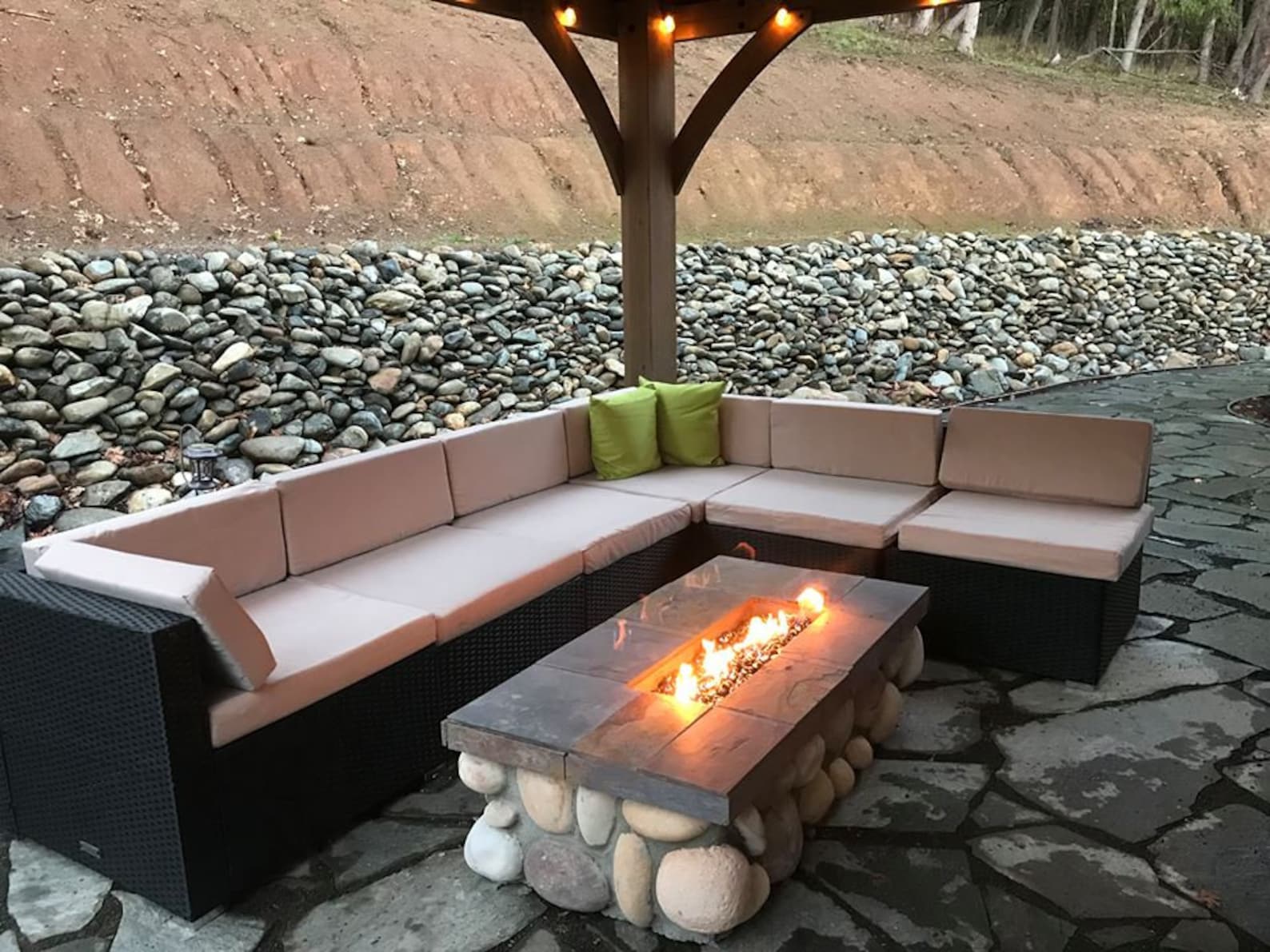 K Universal Preplumbed DIY Gas Fire Pit Kit Includes Burner Choice, Burner Mounting Kit, Gas