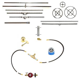 K Universal Pre Plumbed Diy Gas Fire Pit Kit Includes Etsy