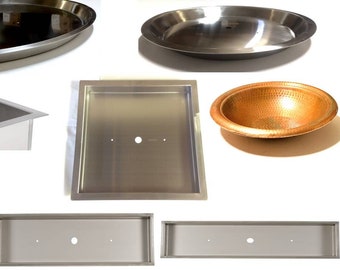 EasyFirePits Gas Fire Pit Drop-In Pan Inserts