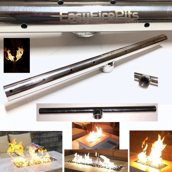 EasyFirePits Lifetime 316 Stainless Gas Linear Burners for Fire Pit/ Fire Tables 