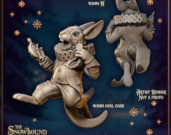 White Rabbit | Wonderland | Great Grimoire | DnD mini | Tabletop gaming | Fantasy Mini