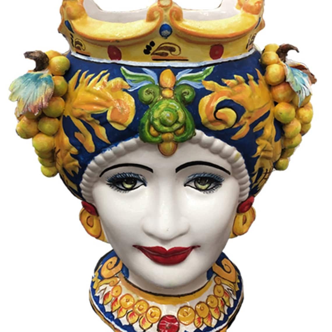 Sicilian Head, Moorheads, Fully Handcrafted and Handpainted Forbidden