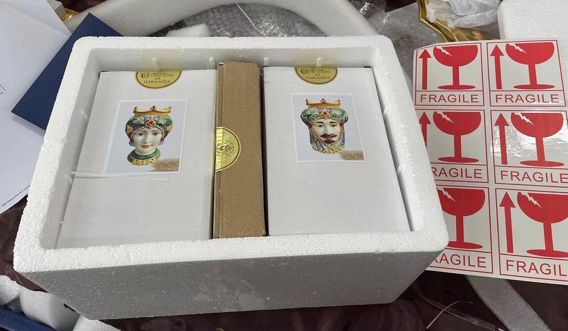 Sicilian Head Moor Heads Fully Handcrafted and Hand-painted - Etsy