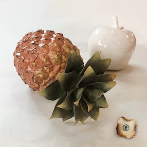 Handmade Porcelain Pineapple Forever Vintage Fruit Artificial Fake Fruit Fake Food
