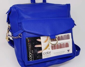 Blauer 5-in-1-Rucksack: Crossbody-Tasche, Bauchtasche für Color Street