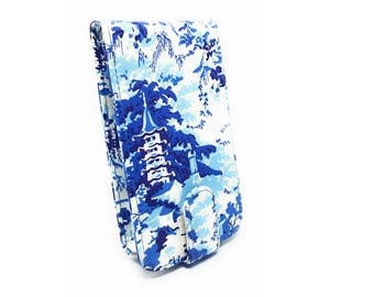Blue Zen Lippenstift & ätherisches Öl Roller Flasche Beutel - Flip Lipsense Cases