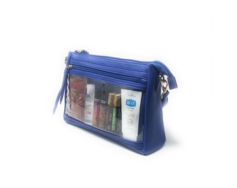 Umhängetasche für ätherische Öle: Vegane Ledertasche für Doterra & Young Living