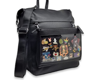 Wandelbare Ita-Tasche: 5-in-1-Rucksack, Crossbody- & Bauchtasche aus veganem Leder