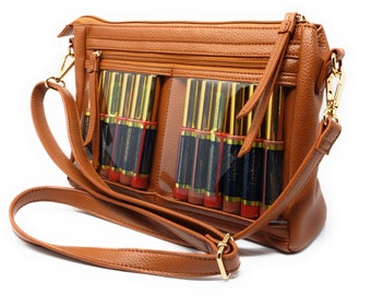 Kamel Vegan Leder Crossbody Display Tasche: MLM-Vertriebstasche
