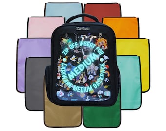 Zip Off Pin Display Einsatz für CariWare Ita Rucksack - MEDIUM Edition [NUR EINFÜGEN]