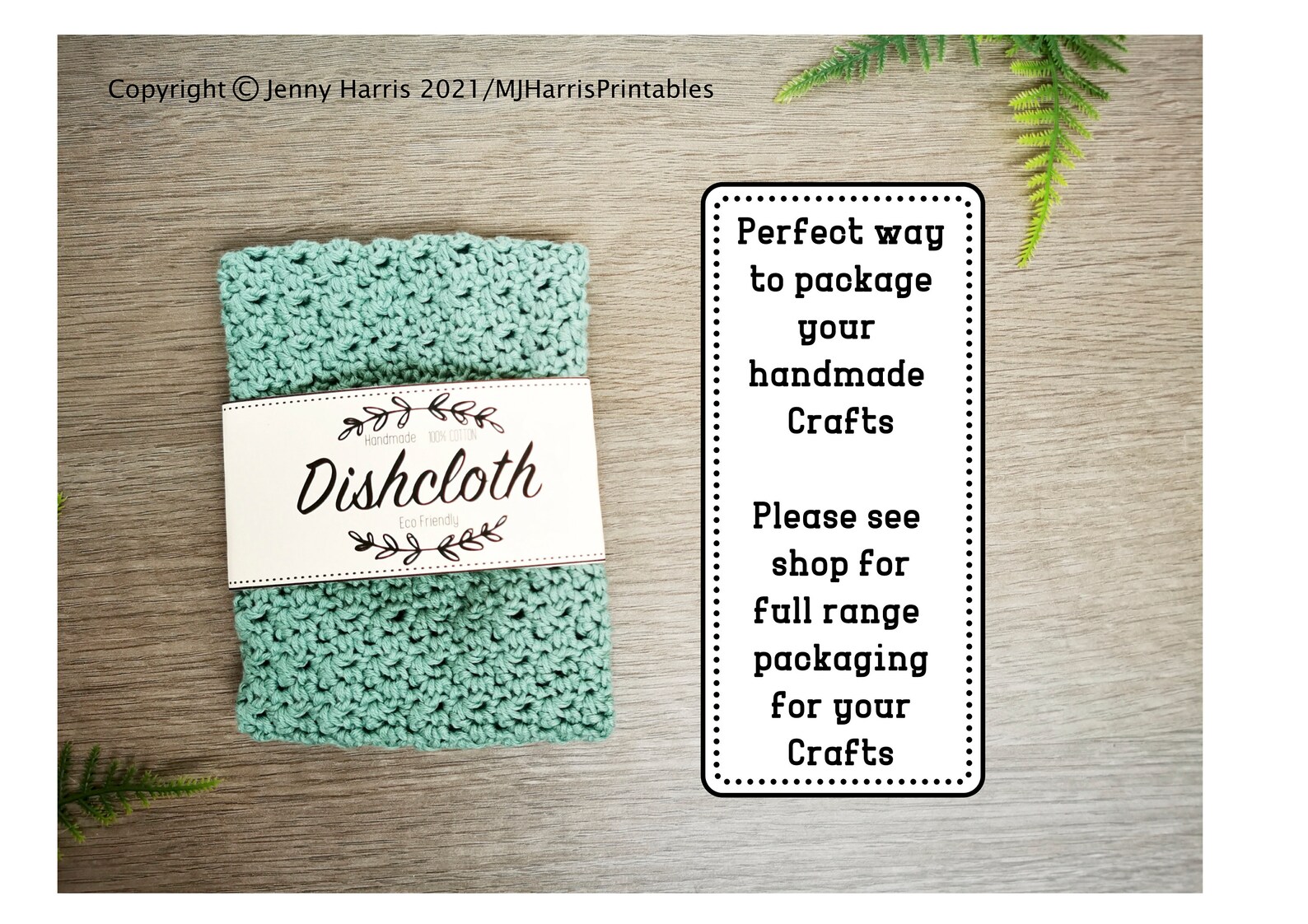 Dishcloth Crochet Printable Tags Labels Gift Tags Labels - Etsy