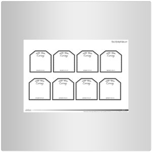 PRINTABLE Earrings Display Cards / Template / Tag / Label / PDF to ...