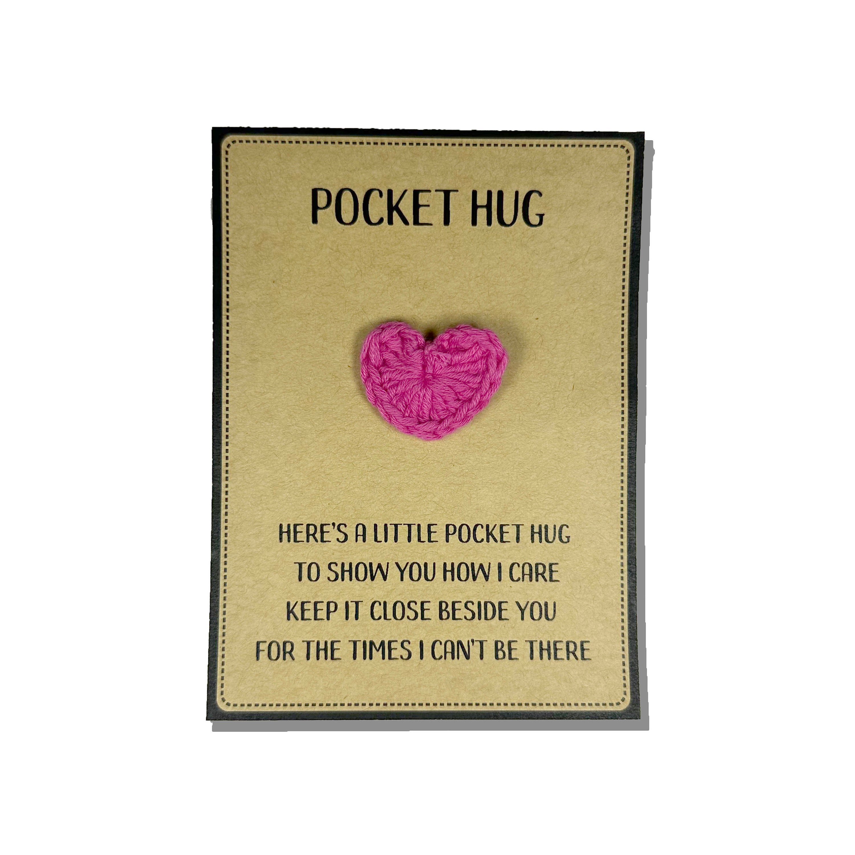 Thank You  Little Pocket Hug - The Vintage Garden