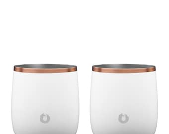 Vaso Rocks de acero inoxidable, juego de 2