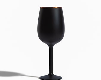 Copa de vino con pie Snowfox de acero inoxidable