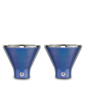 Stainless Steel Martini Glass, Set of 2