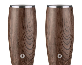 Vaso de cerveza de acero inoxidable, juego de 2