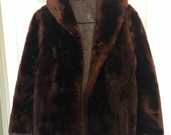 Mouton Fur Jacket - Etsy