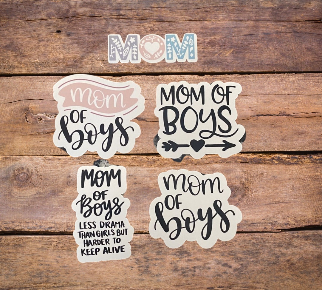 Girl Mom Stickers, Boy Mom Stickers, Stickers Boy Mom, Stickers Girl ...