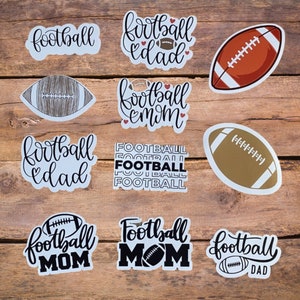 Football water bottle stickers, football water bottle decals, football laptop stickers, football laptop decals, football stickers, football