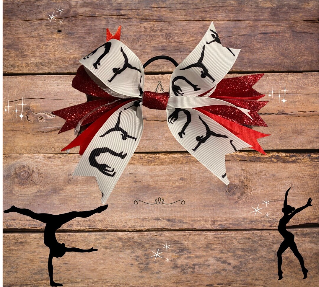 Gymnastic Hair Bow, Gymnastics Bow, Hair Bow, Hair Bow for Gymnastics