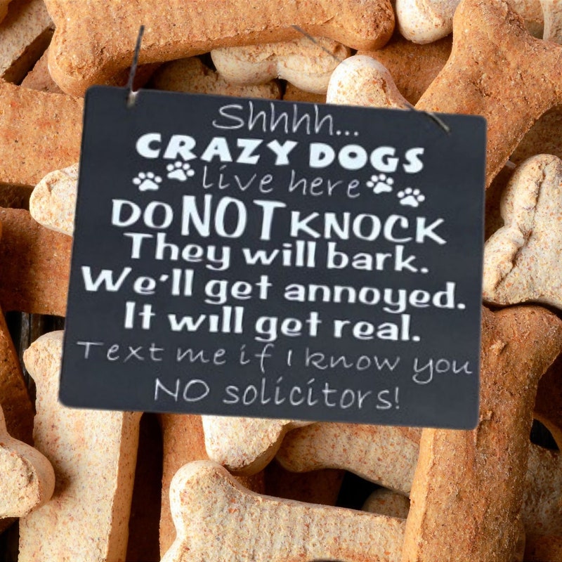 Dont Knock Dog Sign - Etsy