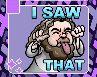 Te veo Emote / Twitch Emote / Youtube Emote / Discord Emote / Community Emote / Streamer Emote / Jesus Emote