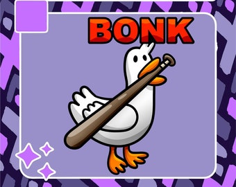 Bonk Goose Emote | Twitch Emote | Youtube Emote | Discord Emote | Community Emote | Streamer Emote | Bonk Emote