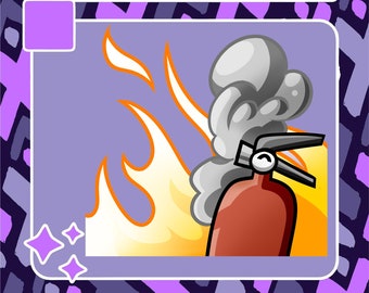 Fire Emote / Twitch Emote / Youtube Emote / Discord Emote / Community Emote / Streamer Emote / Funny Emote