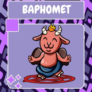 Baphomet Emote | Twitch Emote | Youtube Emote | Discord Emote | Community Emote | Streamer Emote | Kawaii Emote