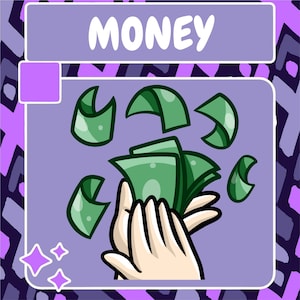 Animated Money Hands Donation Emote | Twitch Emote | Youtube Emote | Discord Emote | Community Emote | Streamer Emote | Dono Emote | Dono