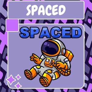Spaced Emote / Twitch Emote / Youtube Emote / Discord Emote / Community Emote / Streamer Emote / Astronaut Emote / Fighting Game Emote