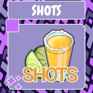 Shots Alcohol Emote | Twitch Emote | Youtube Emote | Discord Emote | Community Emote | Streamer Emote | Alcohol Emote | Liquor Emote