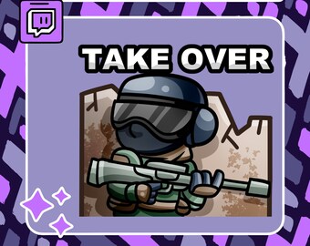 Take Over Emote | Twitch Emote | Youtube Emote | Discord Emote | Community Emote | Streamer Emote | Military Emote | Funny Emote | Take