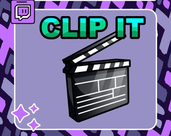 Clip It Emote | Twitch Emote | Youtube Emote | Discord Emote | Community Emote | Streamer Emote | Clip Emote | Clip It Emote | Youtube Clip