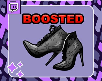 Boosted Emote | Twitch Emote | Youtube Emote | Discord Emote | Community Emote | Streamer Emote | Boost Emote | Heel Emote