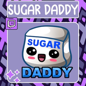 Sugar Daddy Emote | Twitch Emote | Youtube Emote | Discord Emote | Gemeenschap Emote | Streamer Emote | Suiker Emote | Daddy Emote | Grappig