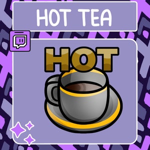 Hot Drink Emote | Twitch Emote | Youtube Emote | Discord Emote | Community Emote | Streamer Emote | Hot Emote | Drink Emote | Coffee | Tea