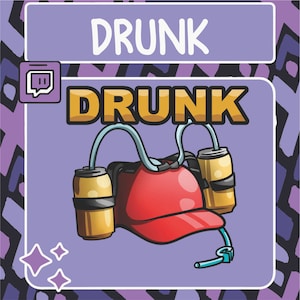 Drunk Beer Helmet Emote | Twitch Emote | Youtube Emote | Discord Emote | Community Emote | Streamer Emote| Beer Emote | Alcohol Emote | Fun