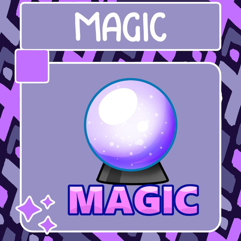 Magic Crystal Ball Emote Twitch Emote Youtube Emote Etsy