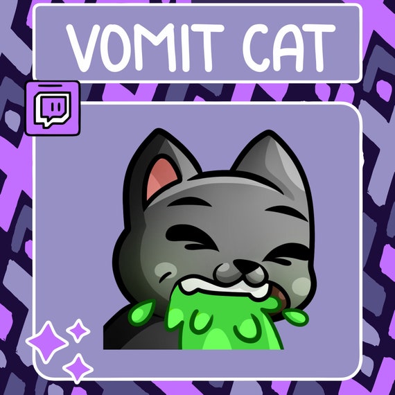 Vomir Chat Emote Demote Twitch Demote Youtube Discord Etsy France