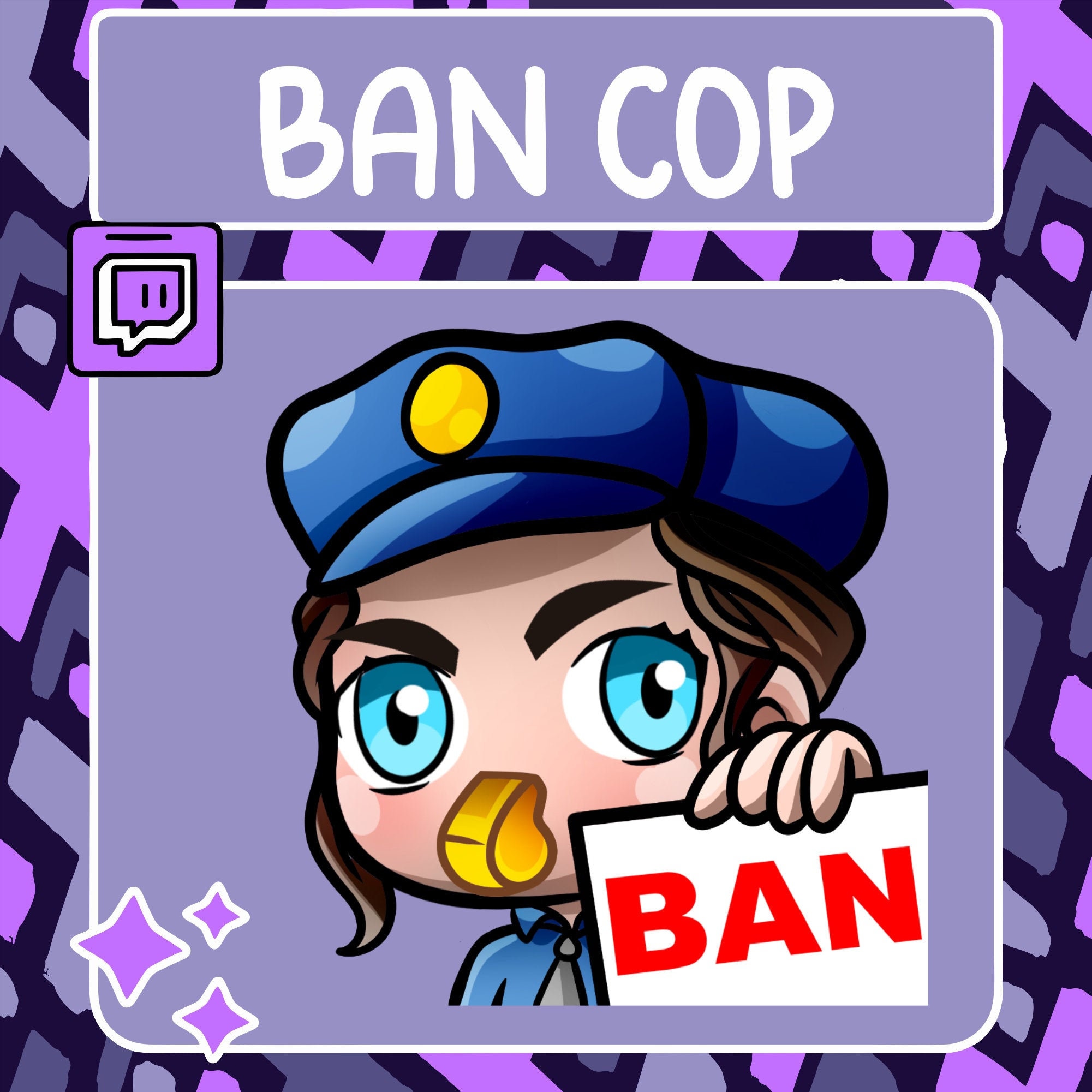 Ban Cop Emote Twitch Emote Youtube Emote Discord Emote - Etsy Ban Cop Emote Twitch Emote Youtube Emote Discord Emote - Etsy