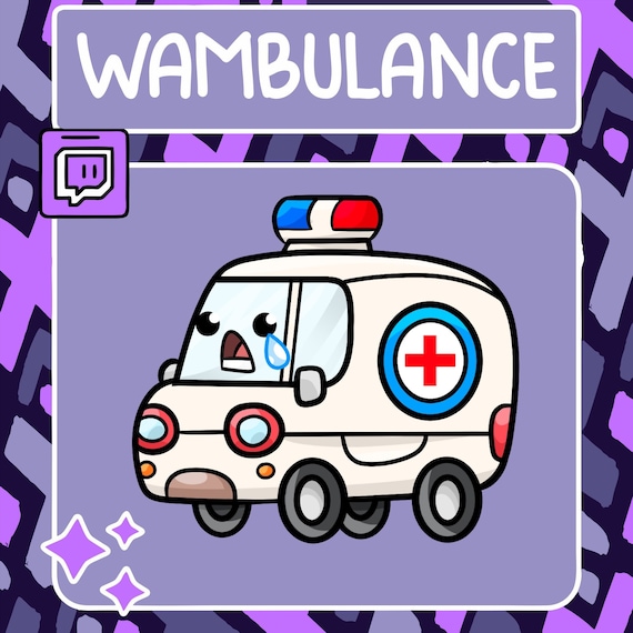 Wambulance Emote Twitch Emote Youtube Emote Discord - Etsy Finland Wambulance Emote Twitch Emote Youtube Emote Discord - Etsy Finland