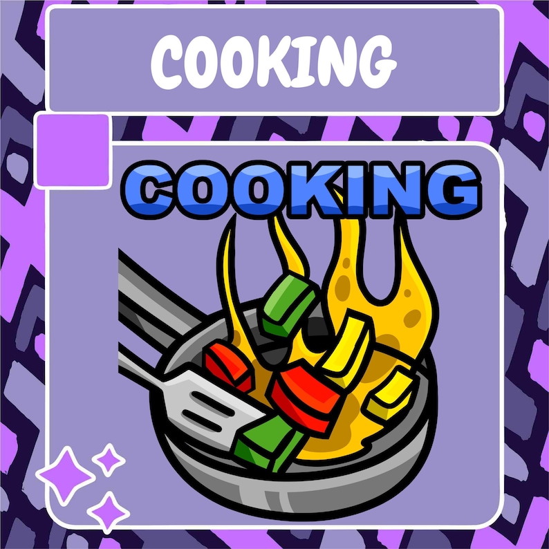 Cooking Emote Twitch Emote Youtube Emote Discord Emote Community Emote