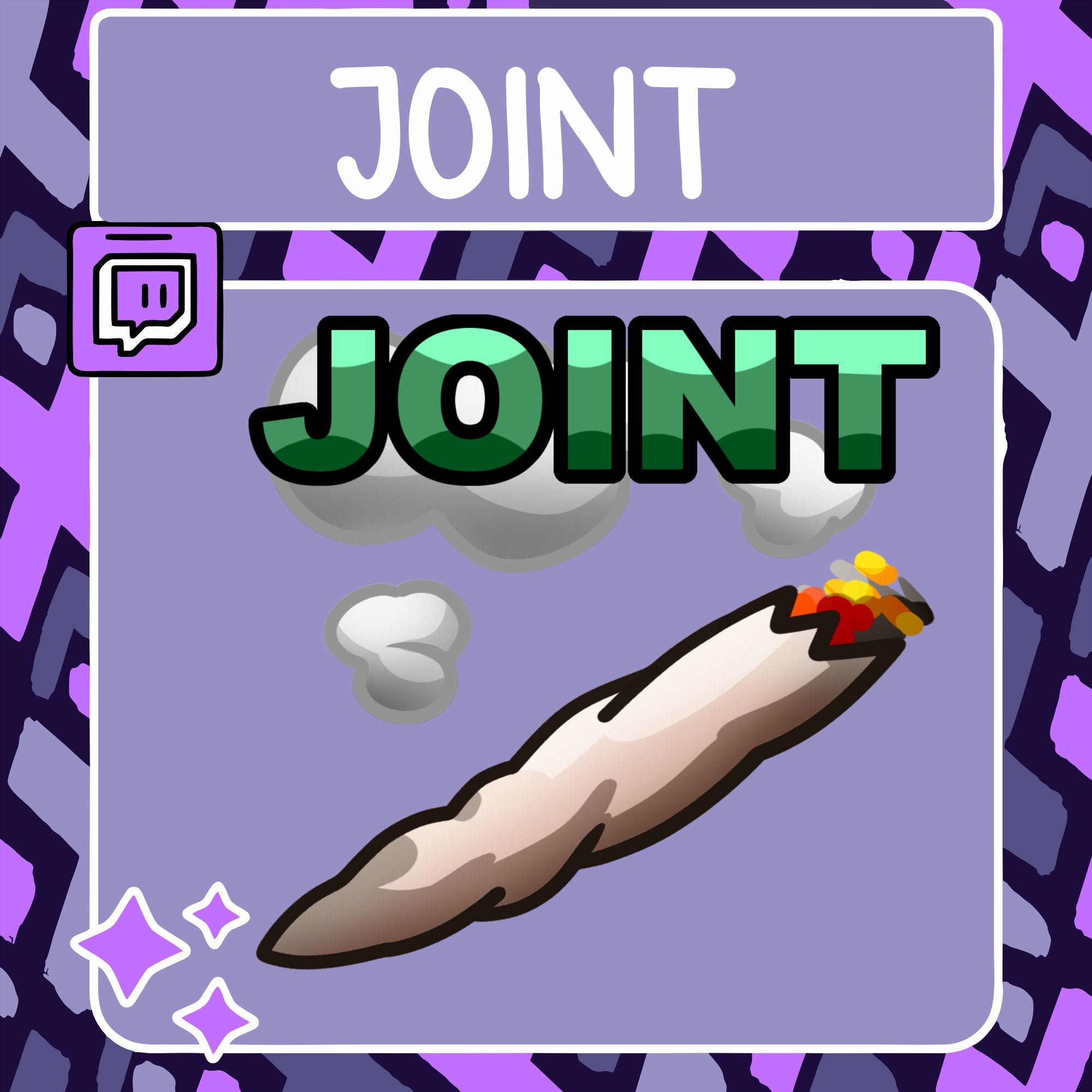 Joint Weed Emote Twitch Emote Youtube Emote Discord Emote Community
