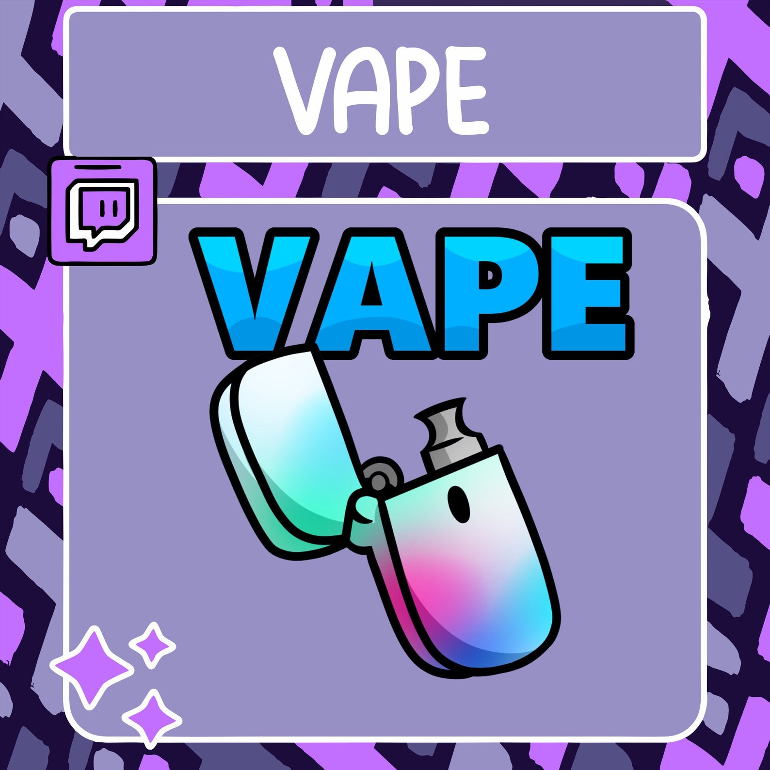 Vape Emote Twitch Emote Youtube Emote Discord Emote Community Emote